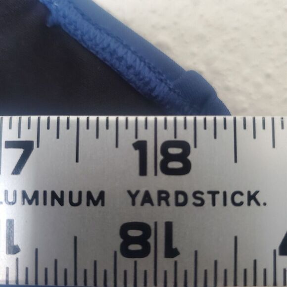 Waterpro Swimwear Women's Swimsuit One Piece Ruched Size 24 Blue Padded Bra - Picture 9 of 13